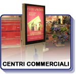cartellonistica Visual Merchandising per Centri commerciali 